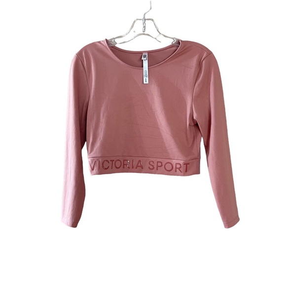 Victoria's Secret Tops - Victoria’s Secret Sport Long Sleeved Crop